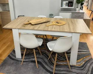 Mesa extensible + 4 sillas