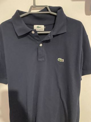 Polo Lacoste Azul Talla XL