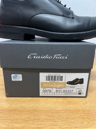 Zapatos de traje Emidio Tucci Talla 45 Negros