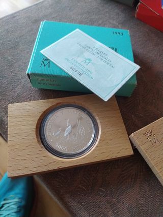 Moneda 2000 Pesetas Plata Cultura y Naturaleza