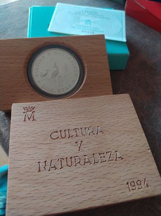 Moneda 2000 Pesetas Plata Cultura y Naturaleza