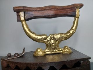 Plancha de Carbón Francesa con Pátina Original