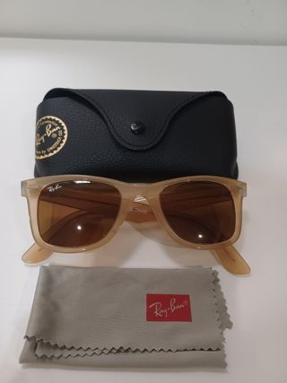 Gafas Ray-Ban Wayfarer Change Beige/Marrón