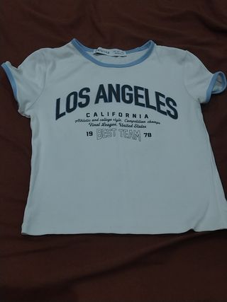 Camiseta Bershka Los Angeles California