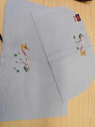 Sabana y funda almohada coche/moisés