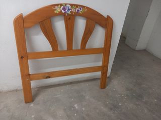 Cabecero de madera provenzal miel