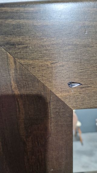 Recibidor de madera maciza con espejos