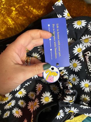 Marsupio porta cane nuovo con etichetta