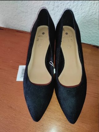 Zapatos de salón Amichi negros talla 37
