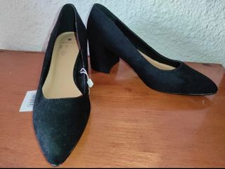 Zapatos de salón Amichi negros talla 37