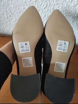 Zapatos de salón Amichi negros talla 37