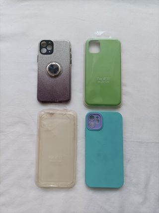 Fundas iPhone 11 (4 unidades)
12€