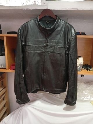 Chaqueta de cuero custom para moto Talla M 