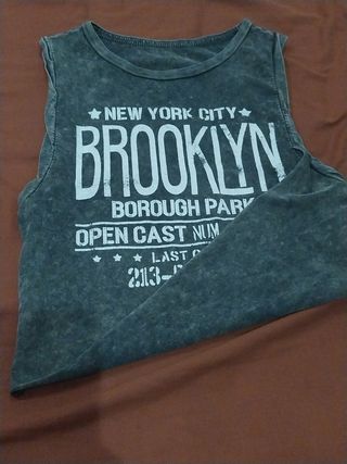 Camiseta sin mangas Bershka