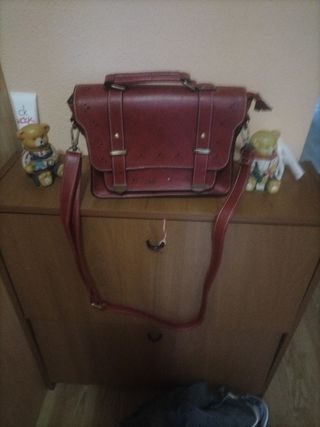 Bolso cartera rojo