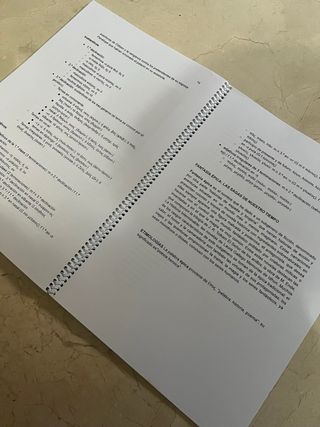Cuadernillo griego con gramática y actividades