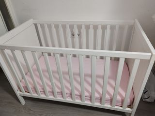 Cuna Ikea Básica Estándar Blanca