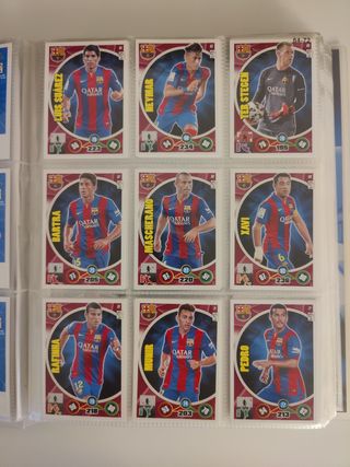 Álbum casi completo Adrenalyn XL 2014-15