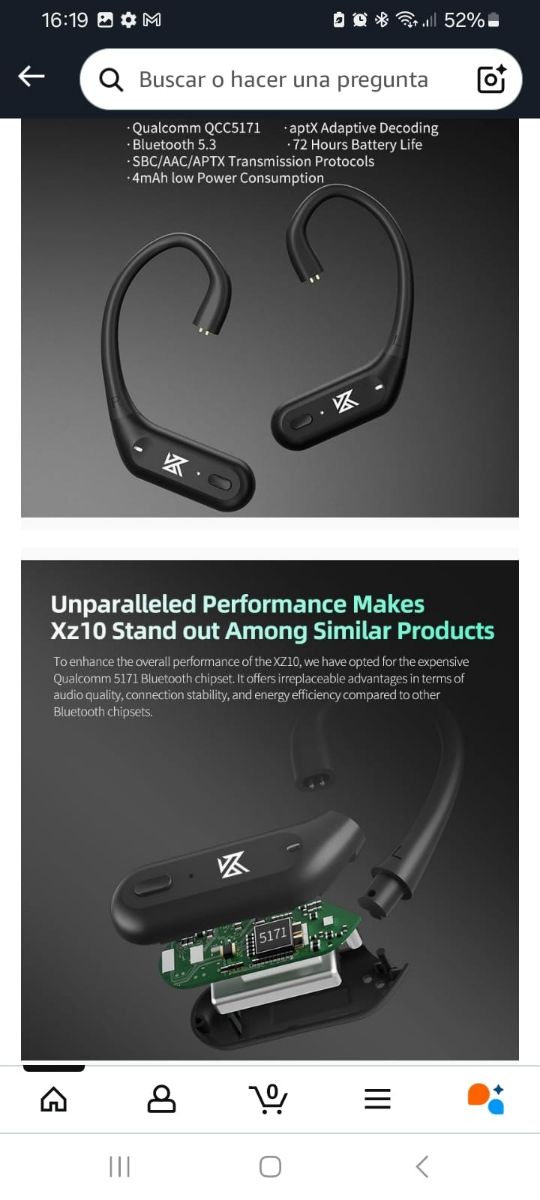 Linsoul KZ XZ10 Auriculares Inalámbricos