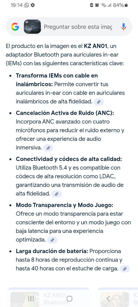 Linsoul KZ XZ10 Auriculares Inalámbricos