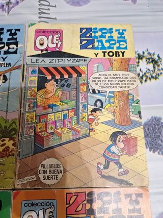 Cómics de Zipi y Zape y Mortadelo y Fleming.