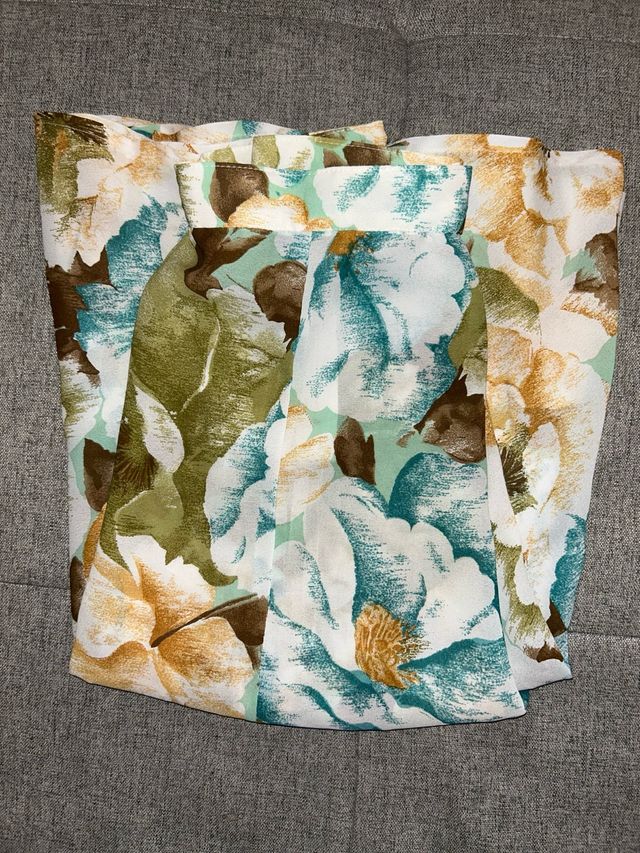 Falda estampada mujer