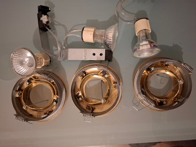 Faretti Flos oro ad incasso n.3 pezzi