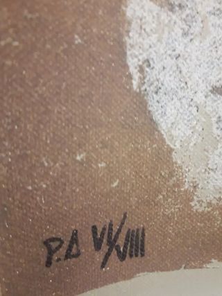 Serigrafía Original Jorge Castillo Galicia PA IV/V