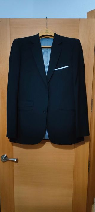 Chaqueta de traje negra