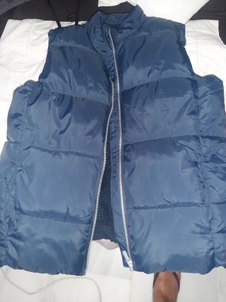 Chaleco acolchado niño azul 