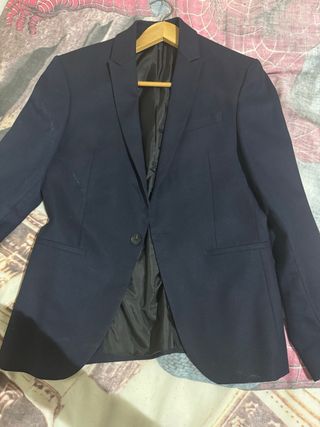 Chaqueta de traje azul
