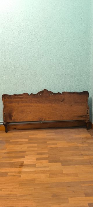 Cabecero de cama de madera vintage
