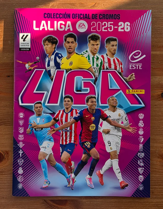 Lote 4 Álbum ESTE, Panini + Cromos. NUEVOS