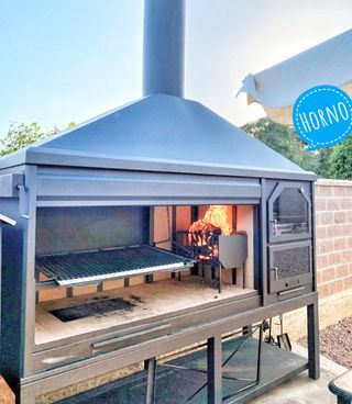 Barbacoa de leña y carbón llo-55