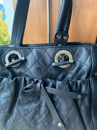 Borsa BALLY in pelle nera matelassé