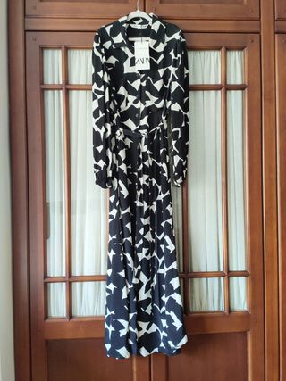 Vestido estampado Zara