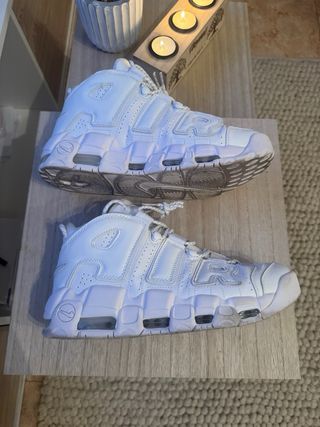 Nike Air More Uptempo Beige/Blanco