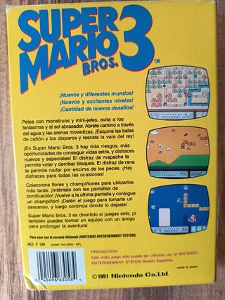 Super Mario Bros 3 NES - Versión Española