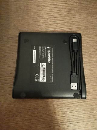 Lector DVD/CD Externo Gembird USB 3.1