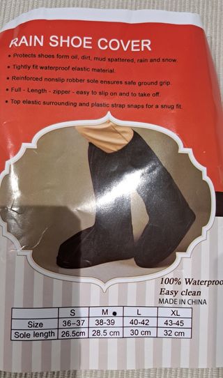 Fundas Impermeables para zapatos de Moto