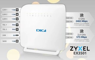 Router Zyxel EX3501-T0 WiFi 6