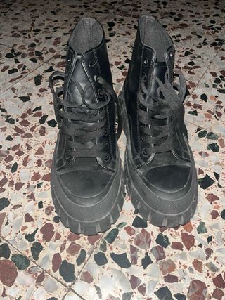 Botas altas negras talla 38