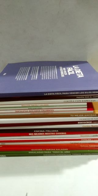 Lote 20 libros de cocina RBA