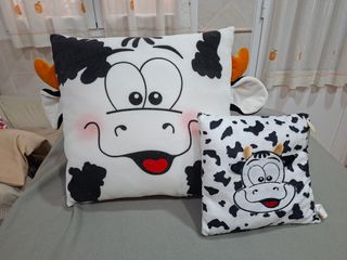 Vaca 5: Cojín grande + Cojín pequeño
