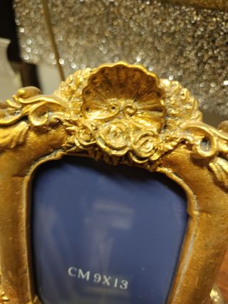 Portafoto dorato stile barocco CM 9X13 guardate