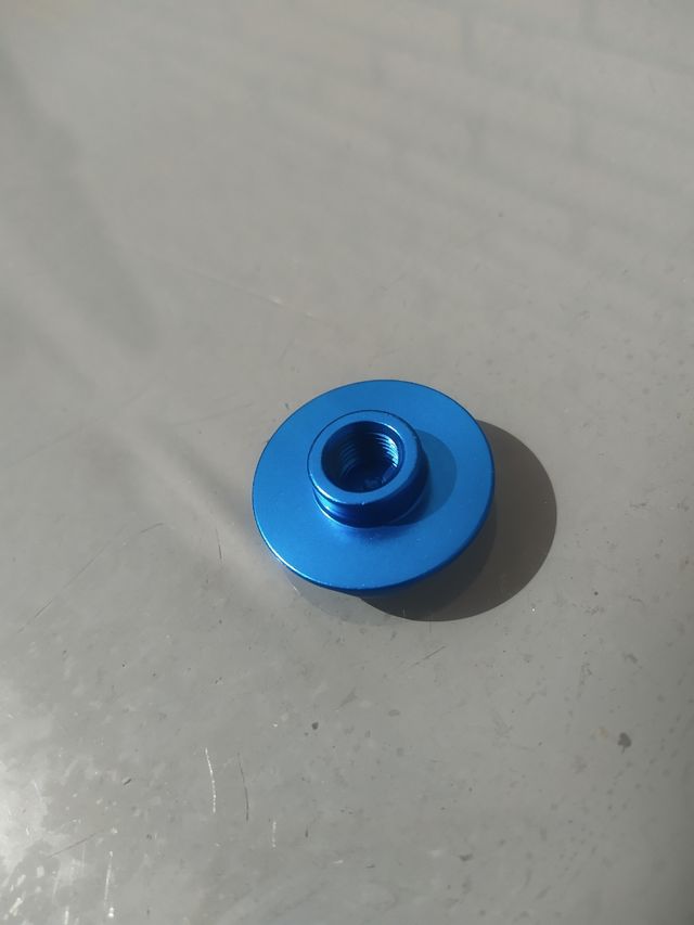 Tapa AIR azul metal para válvula de horquilla 25mm