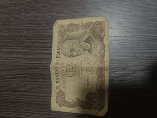 100 Pesetas El Banco de España 1970