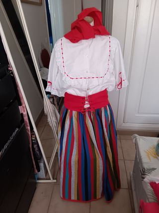 Traje Típico Canario Mujer Talla M