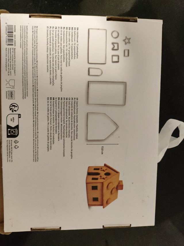 Set Cortadores Galletas Casa Jengibre