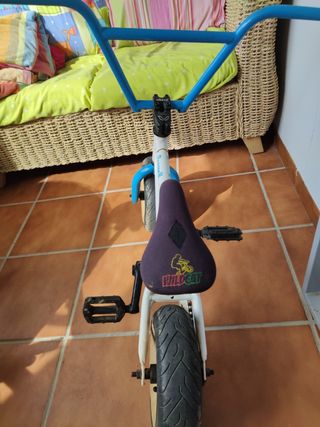 Mini BMX Wildcat Blanca y Azul